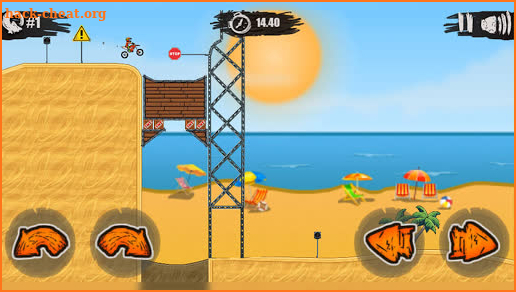 Moto-X3M: Motorcycle Stunt Rider screenshot