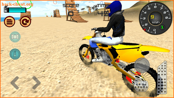 Motocross Beach Jumping 3D screenshot