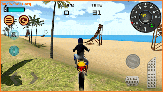 Motocross Beach Jumping 3D screenshot