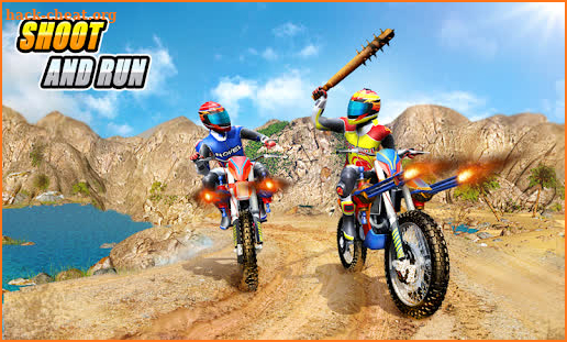 Motocross Dirt Bike Racing Sim:Bike shooting Games screenshot