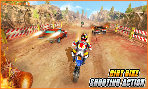 Motocross Dirt Bike Racing Sim:Bike shooting Games screenshot