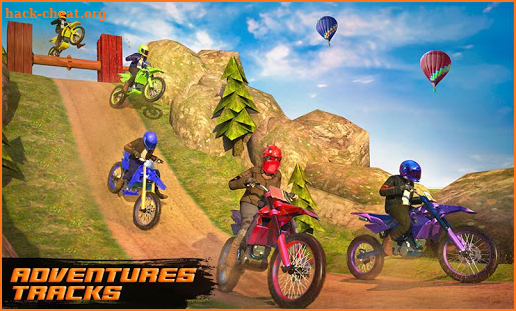 Motocross Dirt Bike stunt racing offroad bike game screenshot