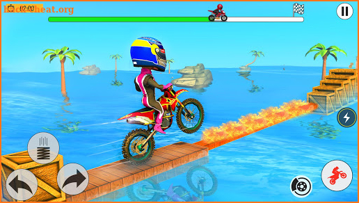 Motocross Trail Bike Racing - Bike Stunt Games screenshot