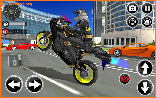 Motorbike Stunt Super Hero Simulator screenshot