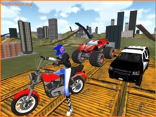 Motorcycle Arcade Game Simulation screenshot