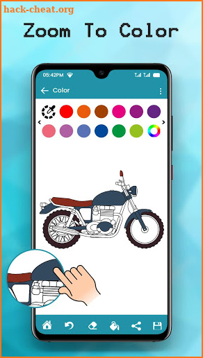 Motorcycle Coloring Pages screenshot