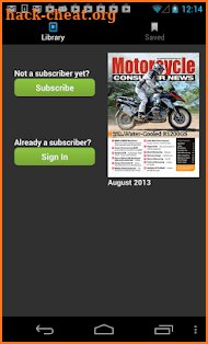 Motorcycle Consumer News screenshot