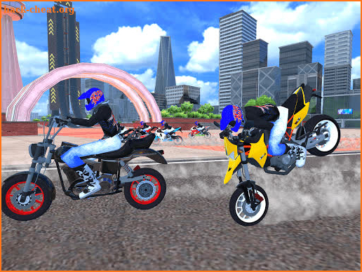 Motorcycle Driving and Real Traffic Game Simulator screenshot