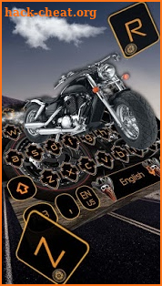 Motorcycle Driving Keyboard Theme screenshot