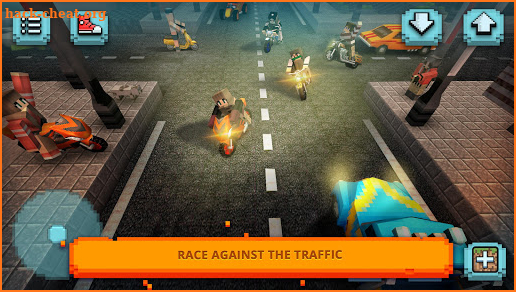 Motorcycle Racing Craft: Moto Games & Building 3D screenshot
