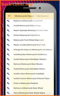 Motorcycle Repair - Mechanics screenshot