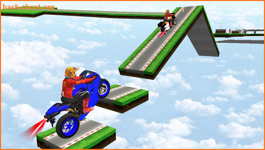Motorcycle Stunts Game:Sky Runner Bike Stunts screenshot