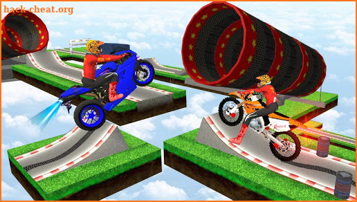 Motorcycle Stunts Game:Sky Runner Bike Stunts screenshot