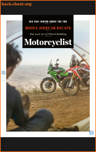 Motorcyclist Magazine screenshot