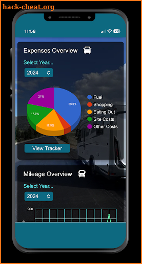 Motorhome & RV Manager App screenshot