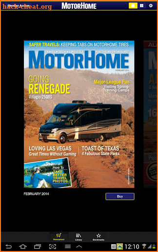 MotorHome Magazine screenshot