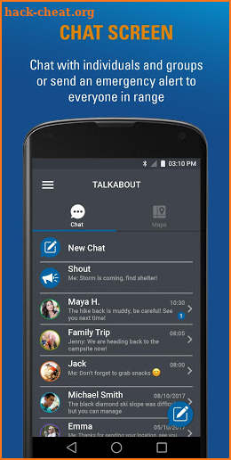 Motorola Talkabout screenshot