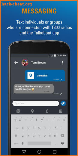 Motorola Talkabout screenshot