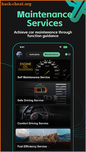MotorSure MB Car Diagnostics screenshot