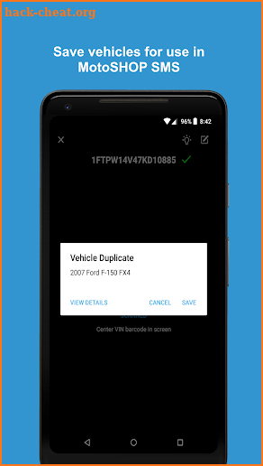 MotoSHOP SMS screenshot