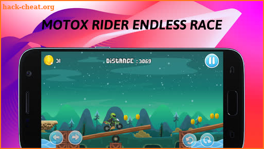 MotoX Rider Endless Race screenshot