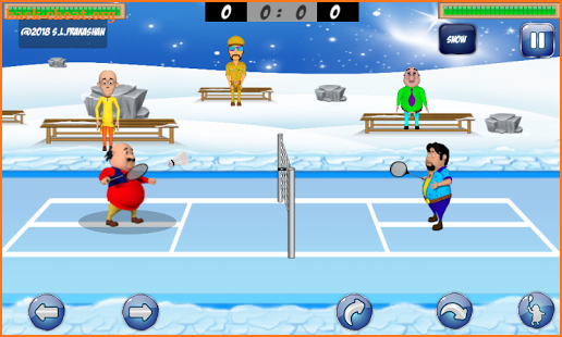 Motu Patlu Badminton screenshot