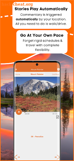 Mount Rainier GPS Tour Guide screenshot