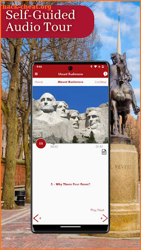 Mount Rushmore GPS Tour Guide screenshot