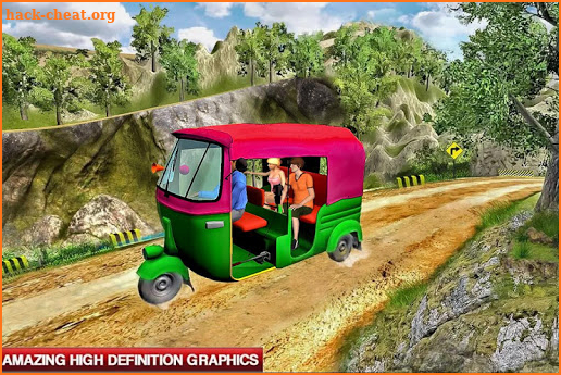 Mountain Auto Tuk Tuk Rickshaw : New Games 2021 screenshot