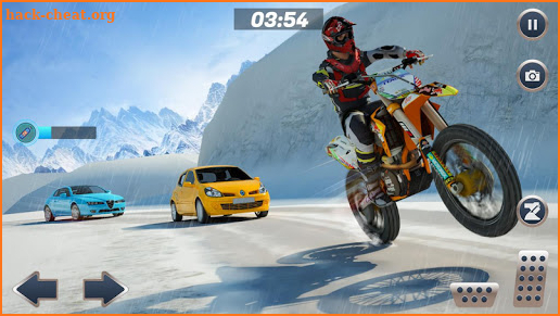 Mountain Bike Snow Moto Racing screenshot