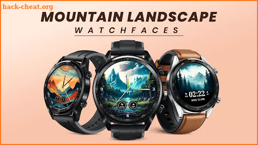 Mountain Landscape Watch Face screenshot