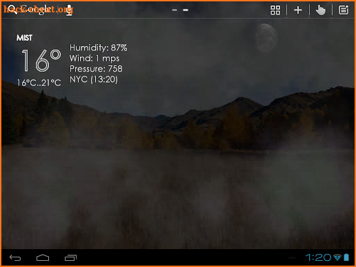 Mountain Live Weather LWP screenshot