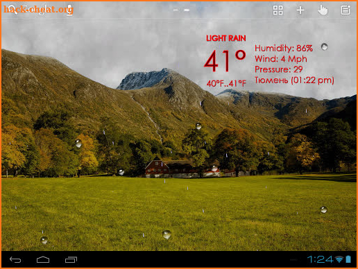 Mountain Live Weather LWP screenshot