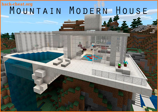 mcpe modern mansion map