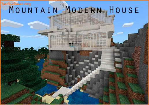 Mountain Modern House Map For MCPE screenshot
