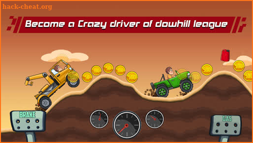 Mountain racing crazy - Downhill racing screenshot