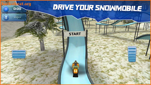 Mountain Snowmobile 3D screenshot