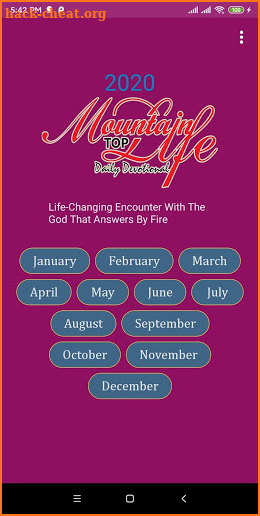 Mountain Top Life Daily Devotional 2020 screenshot