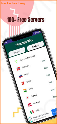 Mountain VPN - Proxy Server & Secure Service screenshot