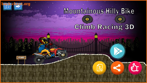 Mountainous Hilly Bike Climb Racing 3D screenshot