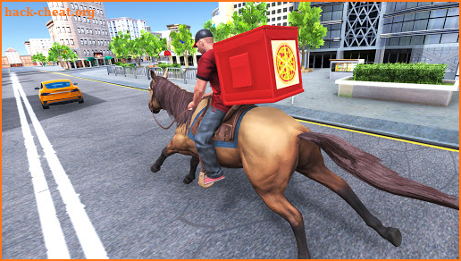 Mounted Horse Pizza Delivery: Fast Food games screenshot