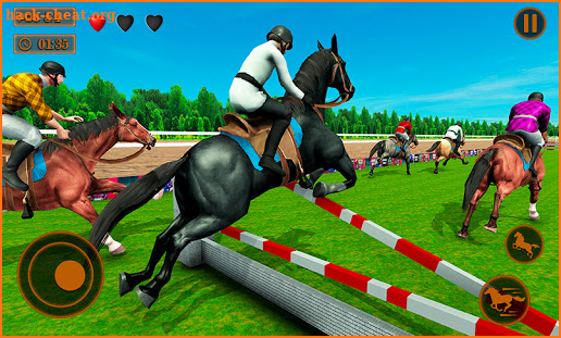 Mounted Horse Racing Games: Derby Horse Simulator screenshot