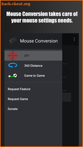 Mouse Conversion Pro screenshot