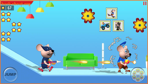 Mouse Mayhem Kids Cartoon Racing Shooting games screenshot