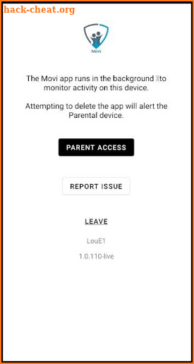 MoVi Child Safety Monitoring App screenshot