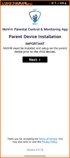 MoVi Parental Control App for Child Monitoring screenshot