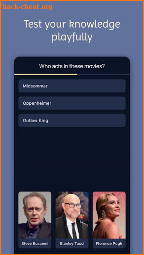 Movie & Actor Quiz screenshot