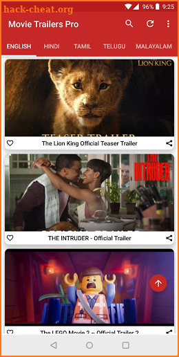 Movie Trailers Pro screenshot