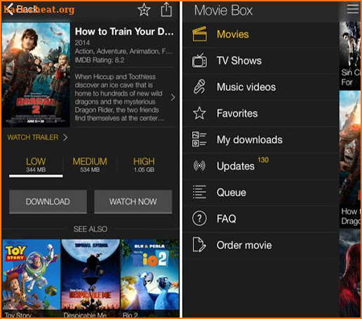 MovieBox & Onmovies & KrakenTV&HD Streamz&Onmovies screenshot