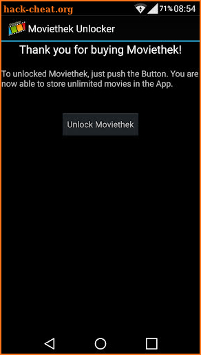 Moviethek Unlocker screenshot